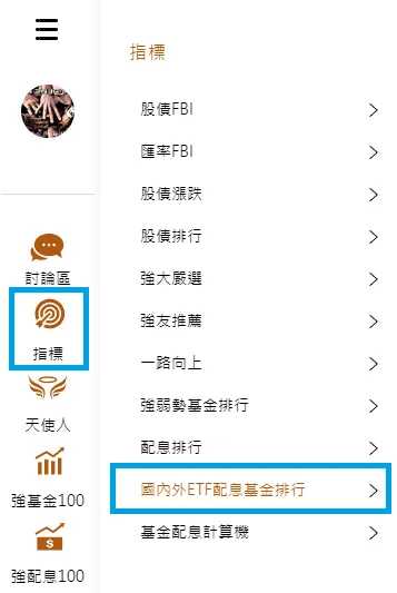 台股ETF及海外ETF配息率（殖利率）排行榜【新功能】